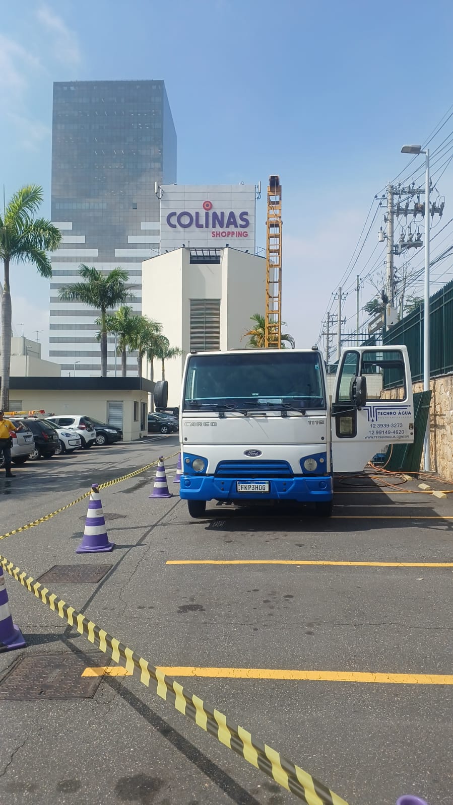 Serviço de limpeza e manutenção de poço no Shopping Colinas em São José dos Campos